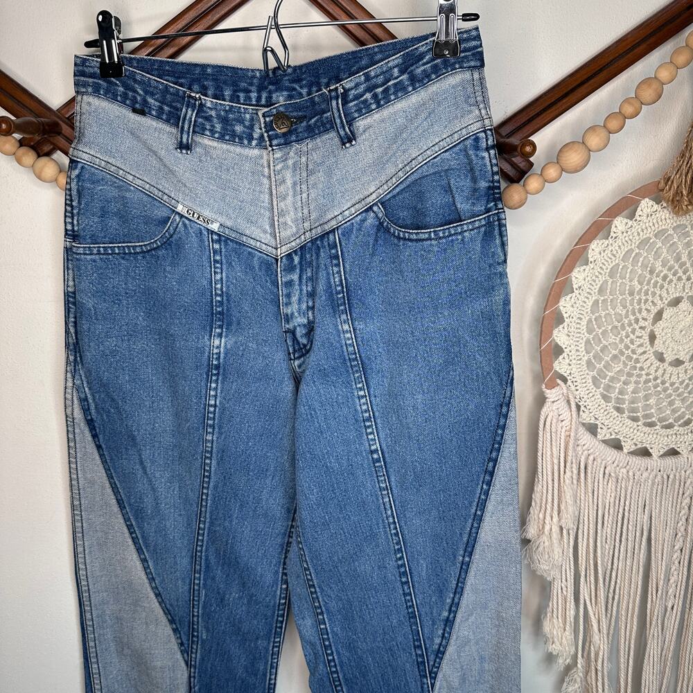 Vintage Guess Hi Waisted Taper Leg Jeans